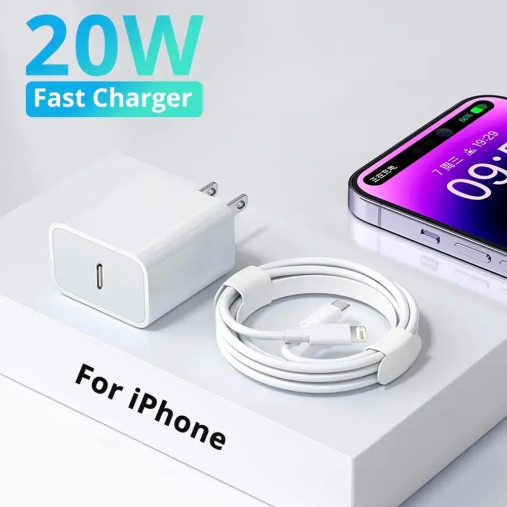 Apple PD 35W Fast Quick Charger USB Type C For iPhone Charging